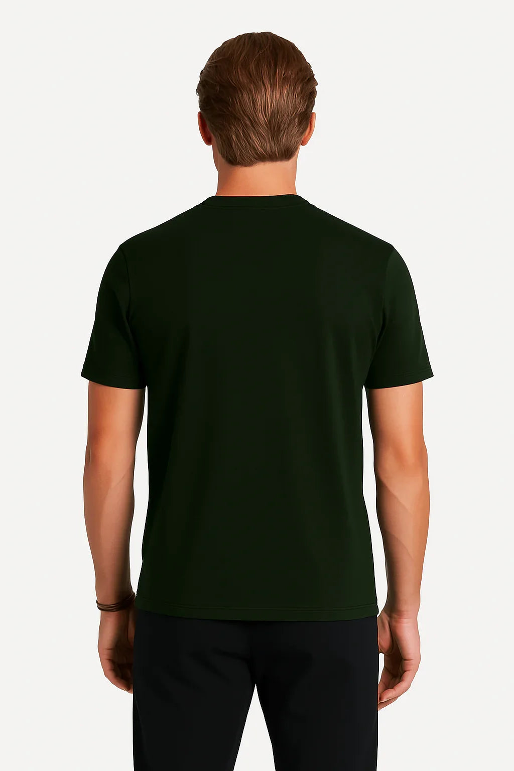 THE LUXE T-SHIRT – DARK GREEN - Whitford Maison