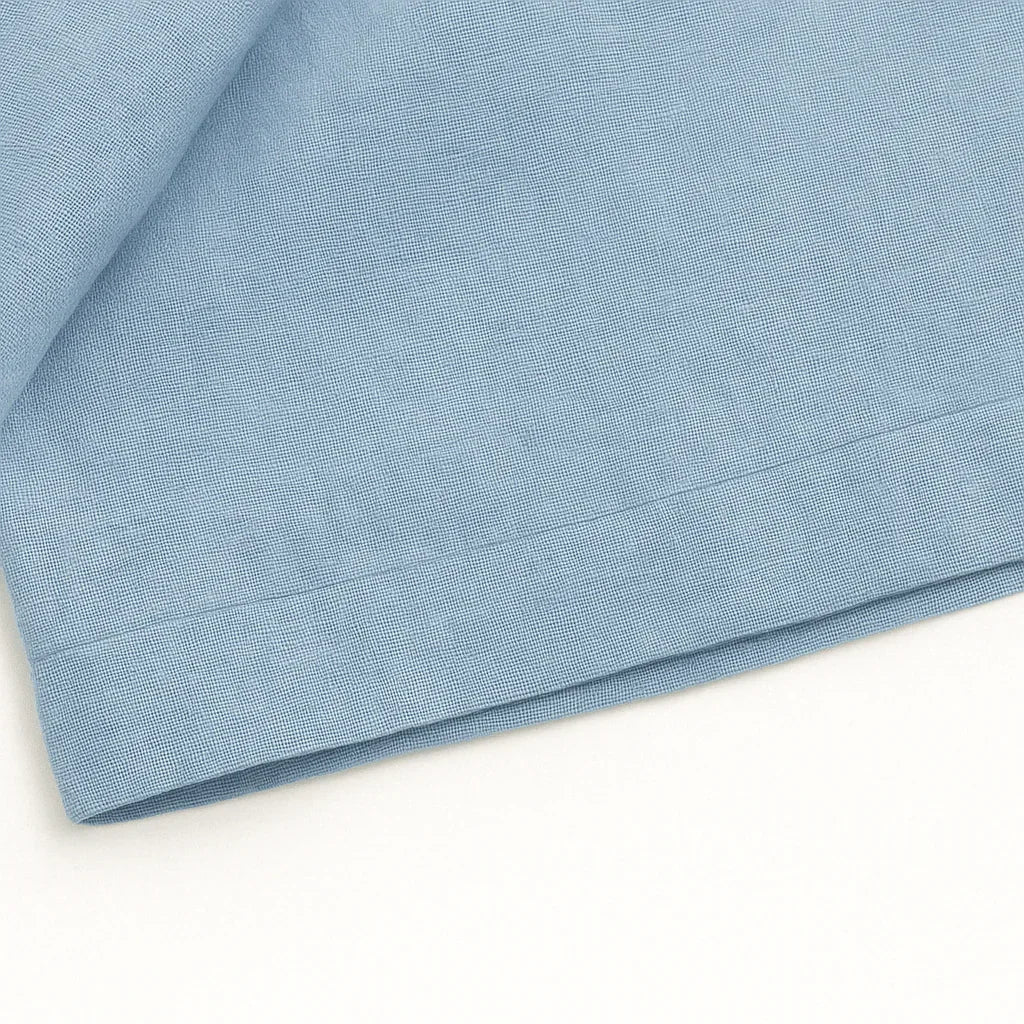 LIGHT BLUE SHORT-SLEEVE SHIRT - Whitford Maison