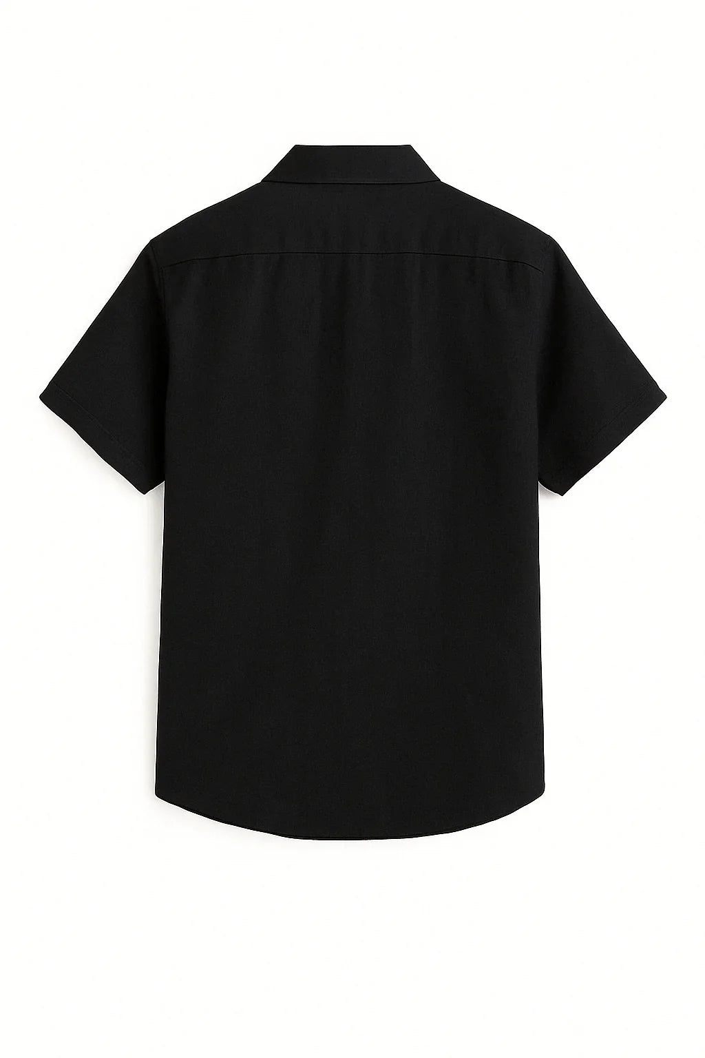 BLACK SHORT-SLEEVE SHIRT - Whitford Maison