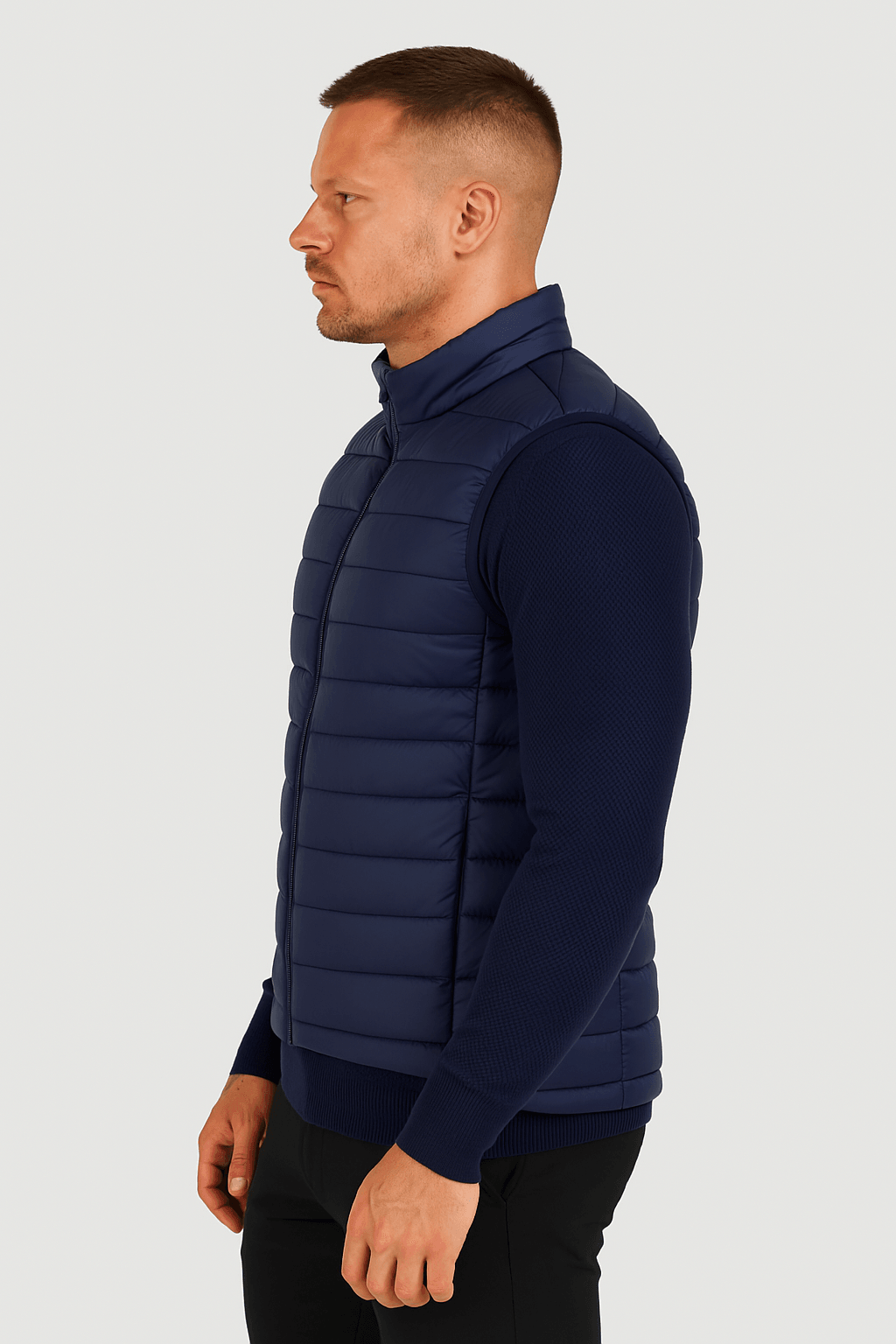PREMIUM BLUE BODY WARMER - Whitford Maison