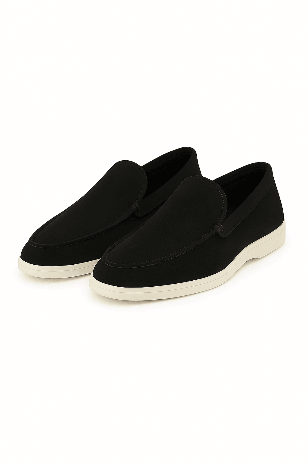 THE BLACK SUEDE LOAFERS - Whitford Maison