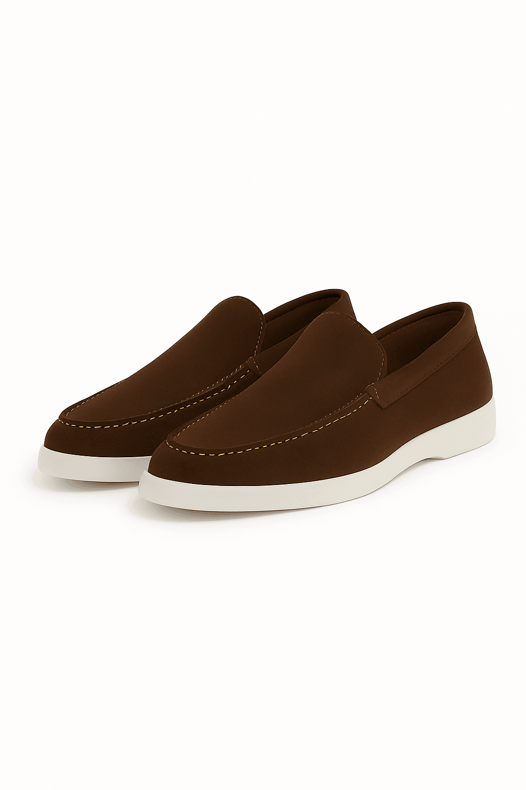 THE BROWN SUEDE LOAFERS - Whitford Maison