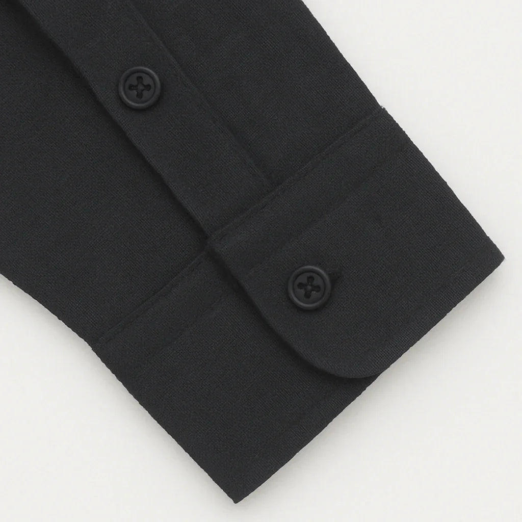 THE BLACK LINEN SHIRT - Whitford Maison