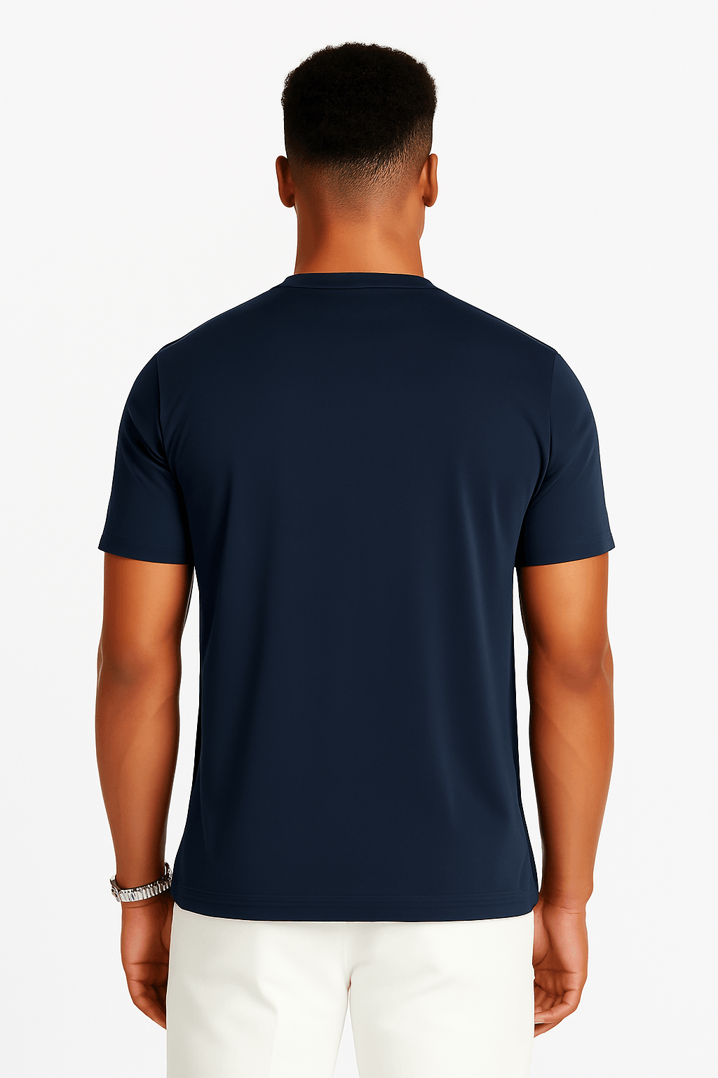 THE LUXE T-SHIRT – NAVY BLUE - Whitford Maison