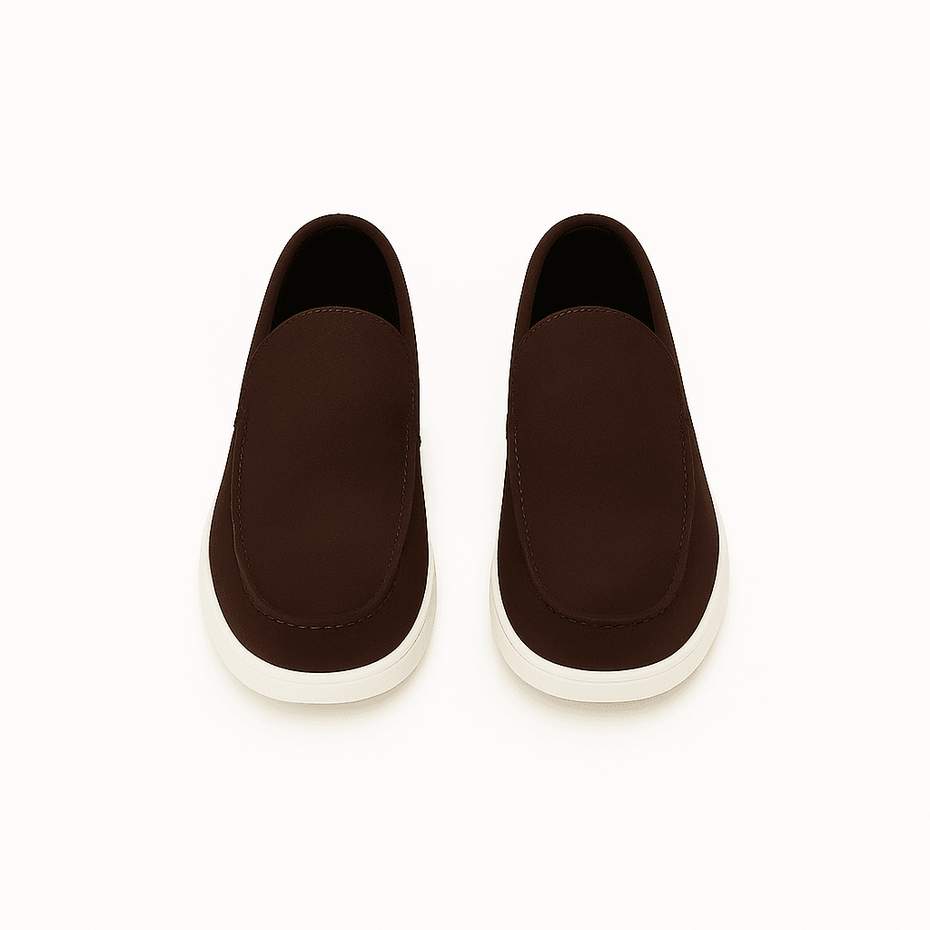 THE BROWN SUEDE LOAFERS - Whitford Maison