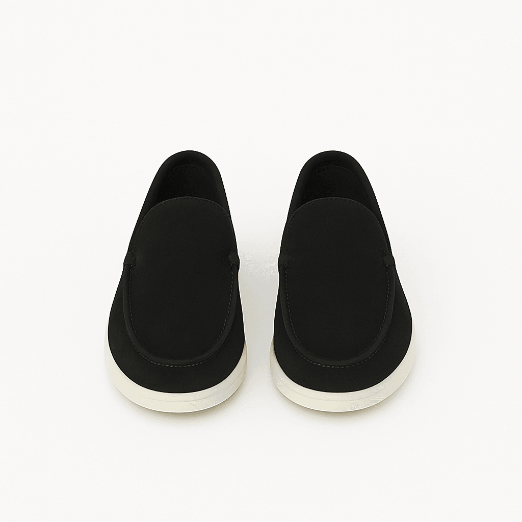 THE BLACK SUEDE LOAFERS - Whitford Maison