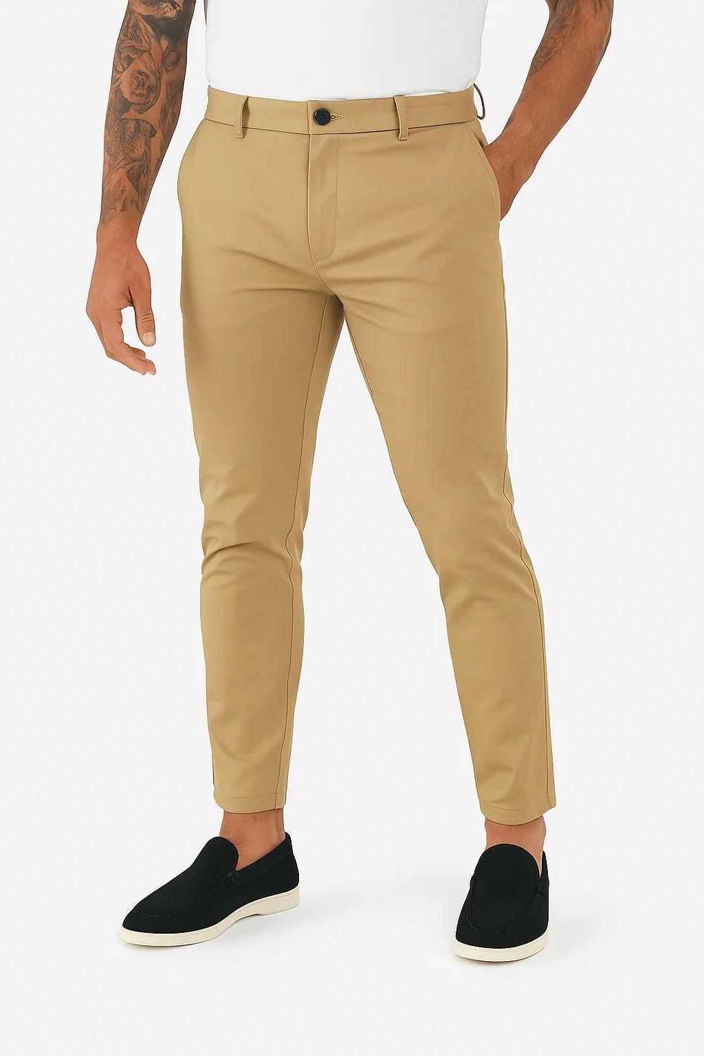 ESSENTIAL BEIGE TROUSERS - Whitford Maison