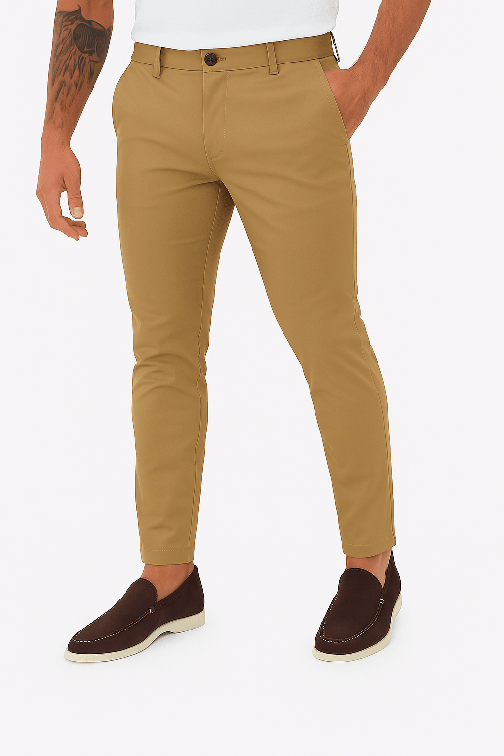 THE BROWN SUEDE LOAFERS - Whitford Maison