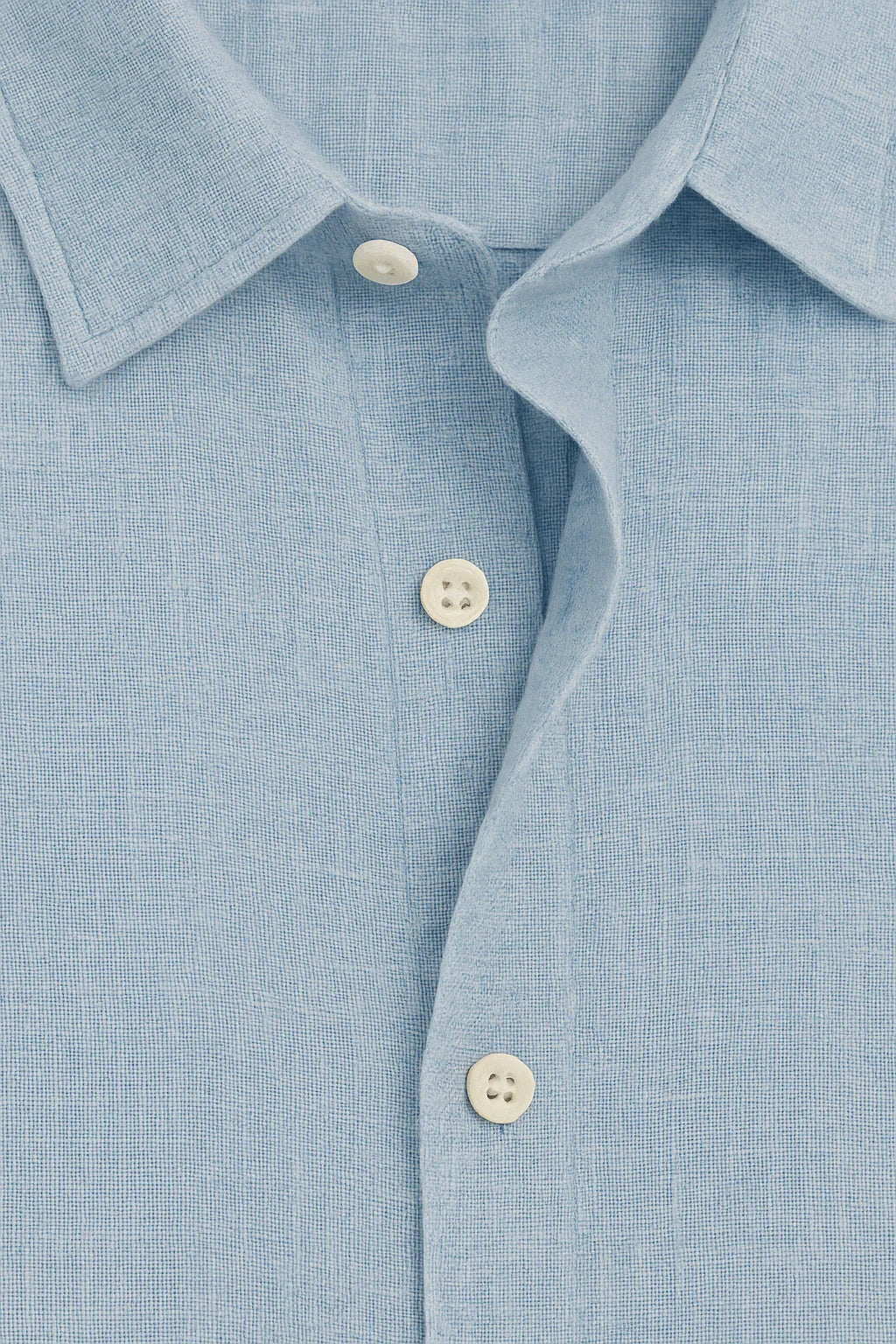 LIGHT BLUE SHORT-SLEEVE SHIRT - Whitford Maison