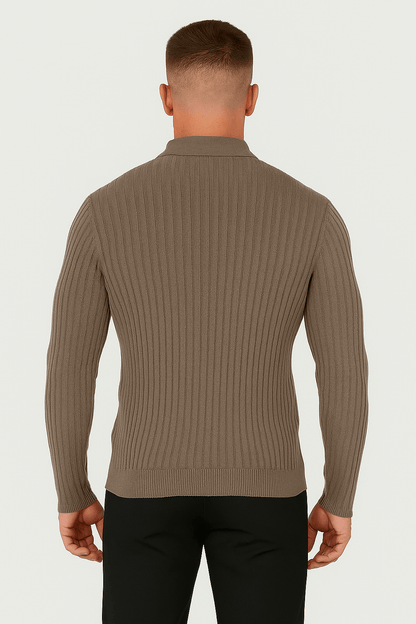 PREMIUM QUARTER ZIP – GREY - Whitford Maison
