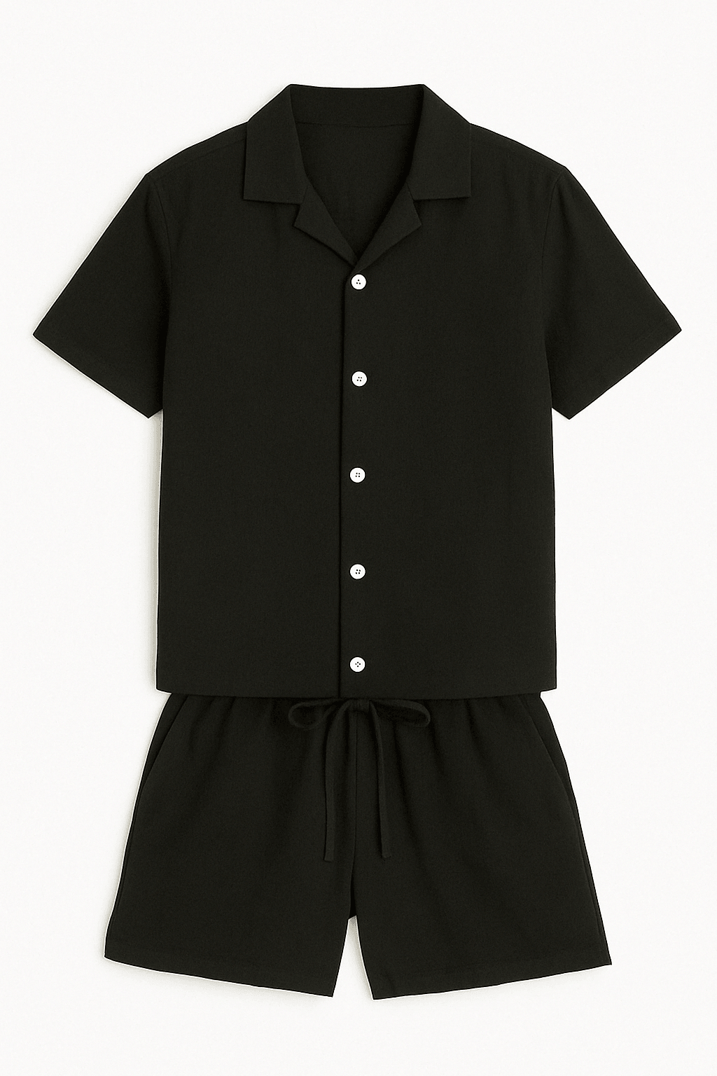 THE CLASSIC BLACK LINEN SUMMER SET - Whitford Maison