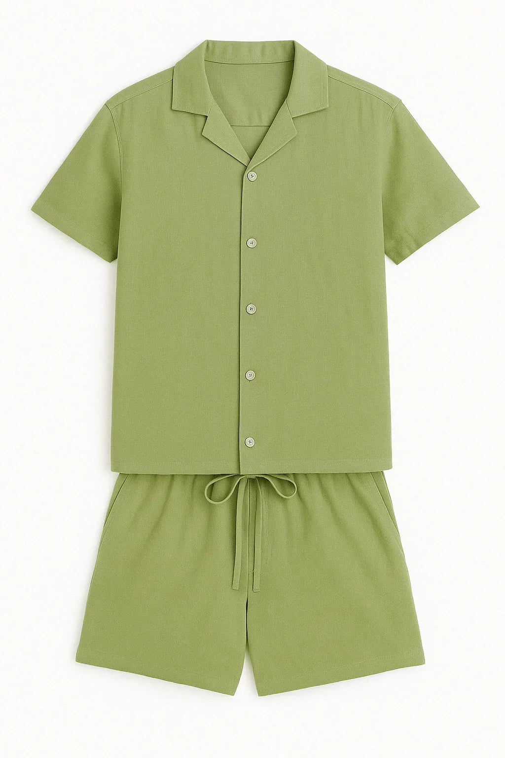THE CLASSIC LIGHT GREEN LINEN SUMMER SET - Whitford Maison