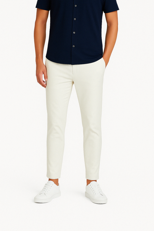 ESSENTIAL WHITE TROUSERS